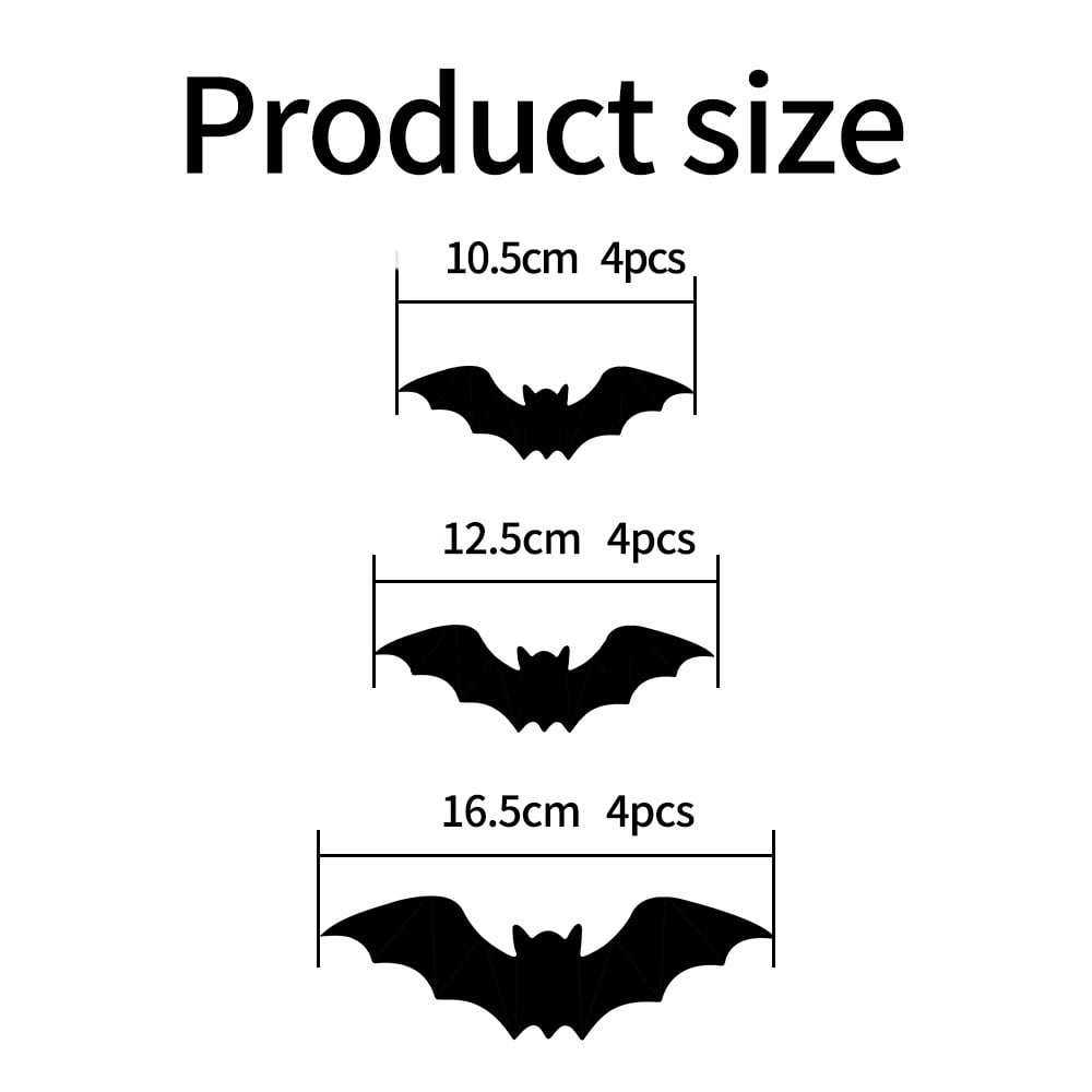 🎃🦇 Halloween 3D Lighted Bats