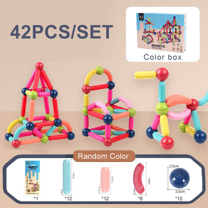 🔥Magnetic Balls and Rods Set Educational Magnet Building Blocks