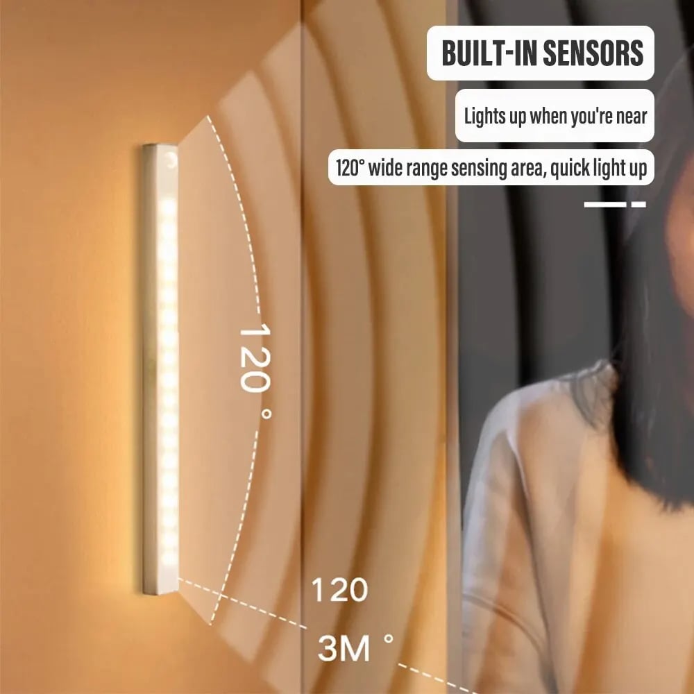 🔥BIG SALE💡Punch-free Smart Motion Sensor Magnetic Rechargeable LED Light