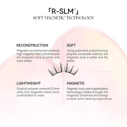 💖Summer Hot Sale-- Soft Magnetic Eyelashes All-in-One Box, Reusable