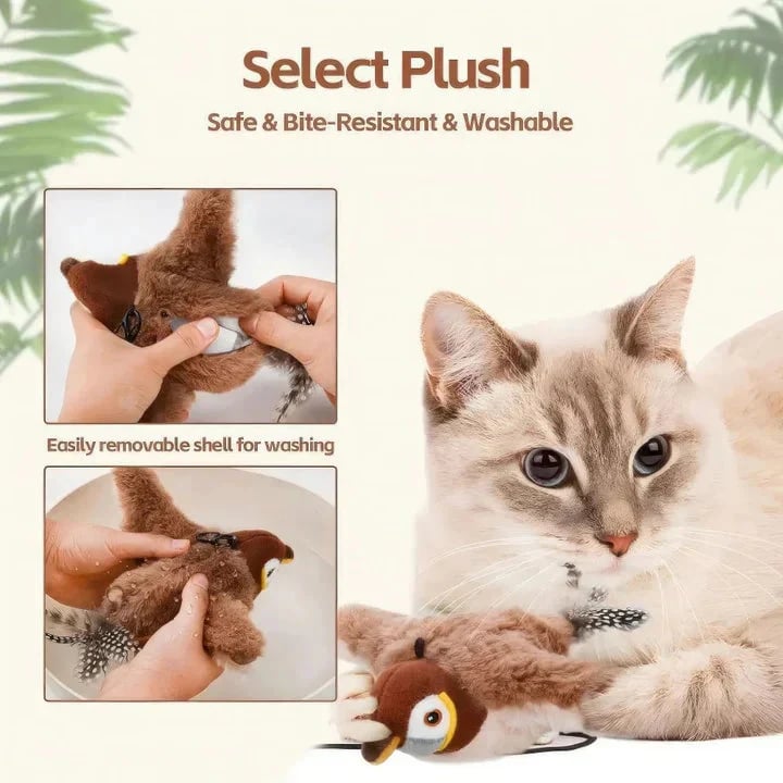 SmartBird 🐦⚡ | The Self-Play Cat Toy That Never Gets Bored!