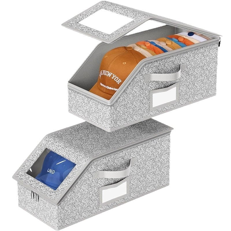 🧢 Multifunctional Foldable Dust Hat Storage Box