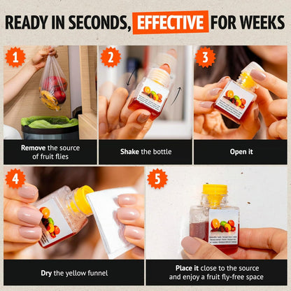 [BUY 5 GET 5 FREE]🔥Ultra-Strong Fruit Fly Trap - User Friendly