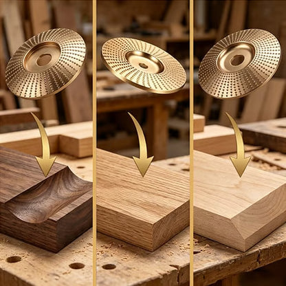 🌟 Premium Tungsten Carbide Wood Carving Wheel for Fast Shaping & Grinding