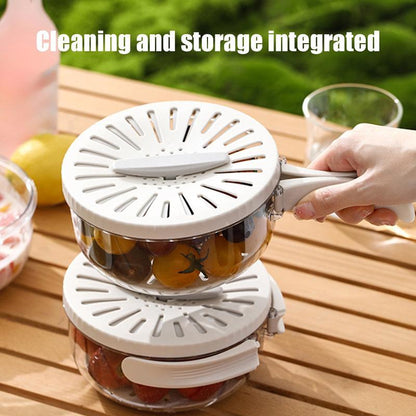 🔥2026 Hot Sale🧺 Collapsible Drain Basket with Handle – Wash, Drain & Fresh Storage All-in-One 💧✨