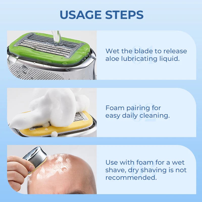 🔥Manual Shaving Tool for Bald Heads