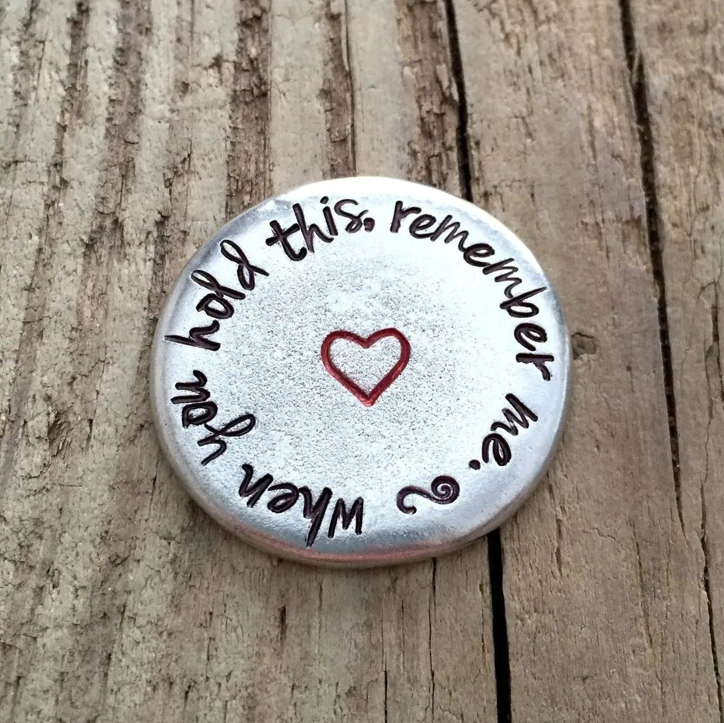 🎁 - ✨HEARTFELT PEWTER POCKET TOKENS