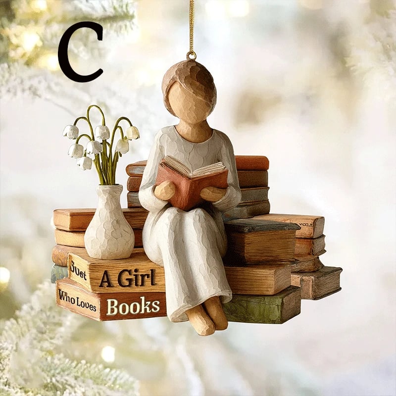 🔥LAST DAY 50% OFF - 🎄📚Reader Christmas Decoration