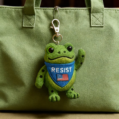 🐸 Portland Frog Reminder Keychain