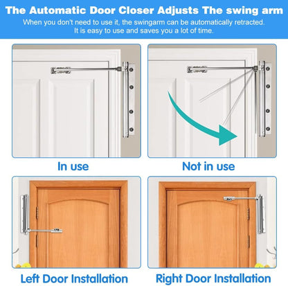 🚪Automatic Door Self-Closing Hinge