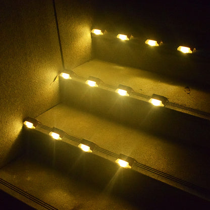 🔥☀️ Solar Step Lights – Waterproof Garden Glow in Warm, White & Color Modes