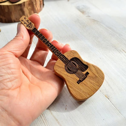 ⏰LAST DAY 55%OFF🎁Wooden Acoustic Guitar Pick Box🎸