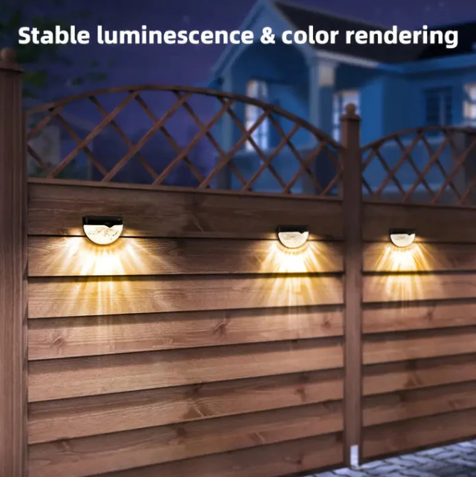 🔥☀️ Solar Step Lights – Waterproof Garden Glow in Warm, White & Color Modes