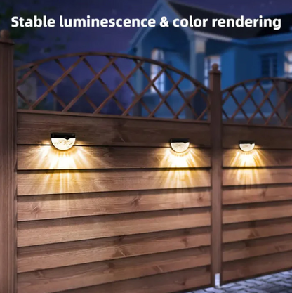 🔥☀️ Solar Step Lights – Waterproof Garden Glow in Warm, White & Color Modes