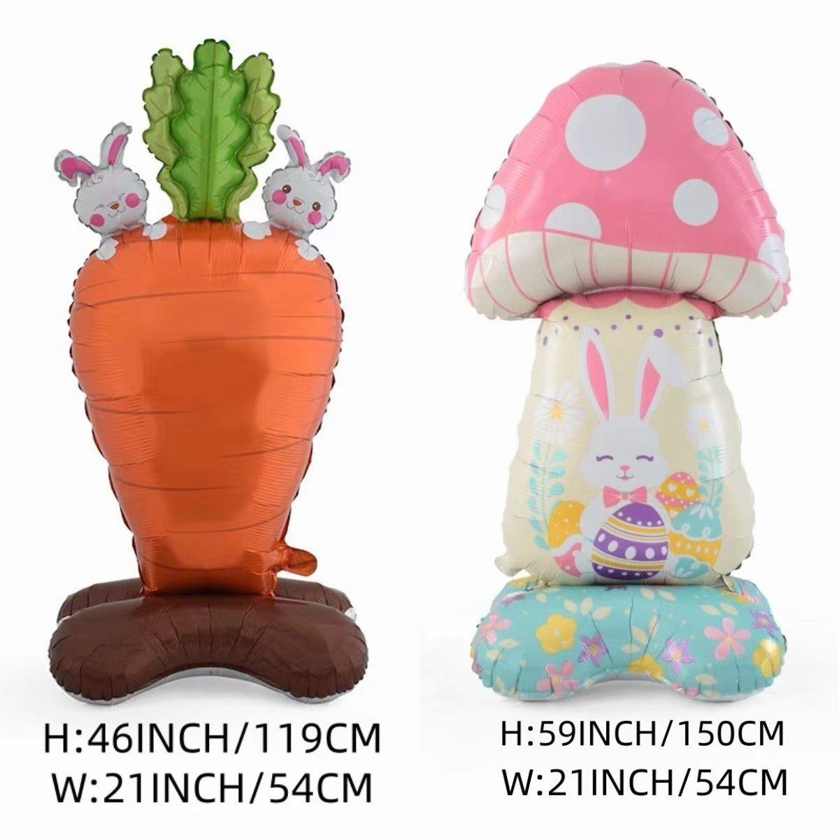 🎁Easter Early Bird Sale🐰Giant 3D Standing Bunny Balloon Self-Supporting Festive Cheer