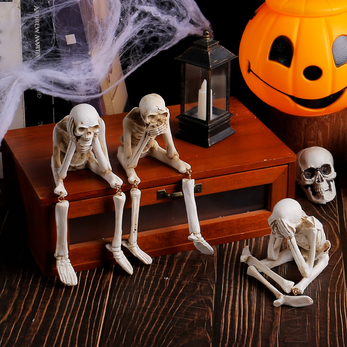 Last day 50% OFF- Halloween Decor (Set of 3 Skeleton)
