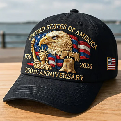🔥 Limited Edition 🦅 Eagle & Liberty Commemorative Hat – United States 250th Anniversary