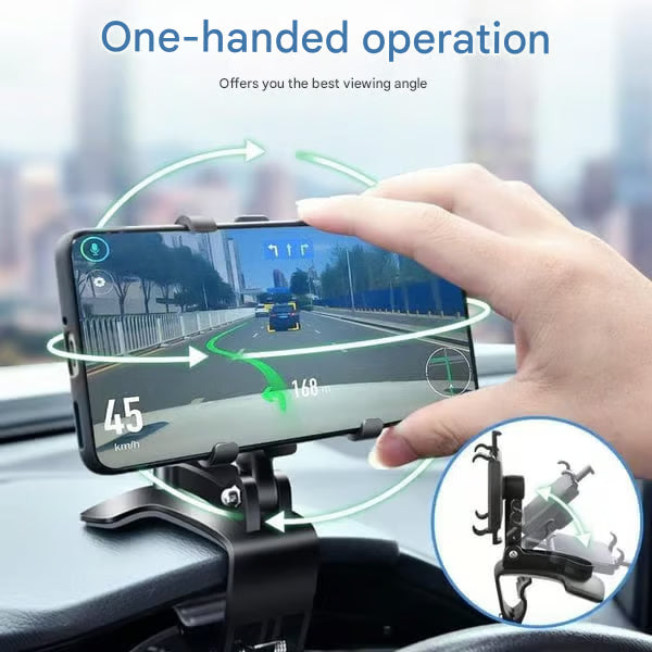 🏆New Arrival 🚗📱 360° Rotating Car Phone Mount – Secure & Adjustable for Easy Viewing ✨