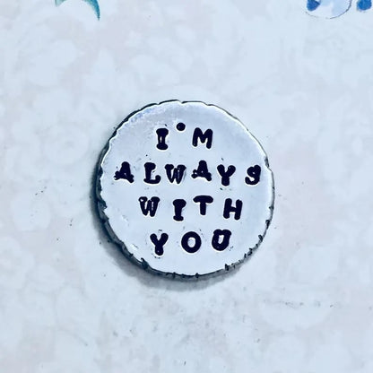 🎁 - ✨HEARTFELT PEWTER POCKET TOKENS