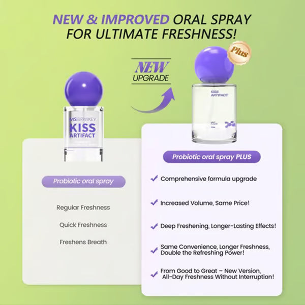 [Dual Delight] Probiotic Oral Spray + Honey Oud Perfume Set