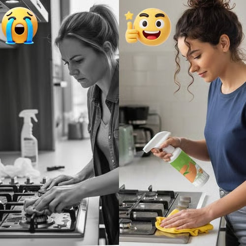 Elbow Grease vs. Electrolyzed Power:The Kitchen Clean-Off!