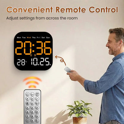 ✨Modern LED Digital Alarm Clock with Temperature Display