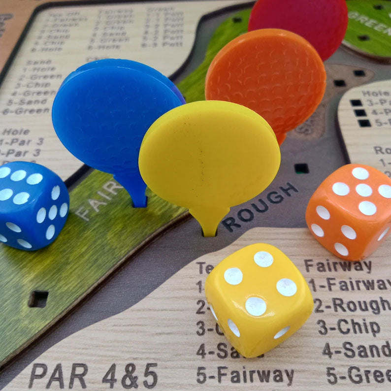 Tabletop Dice Golf Game