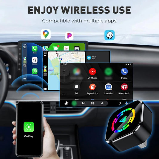 🎁🎉Letzter Tag 60 % Rabatt auf kabellosen Carplay-Adapter für iPhone/Android