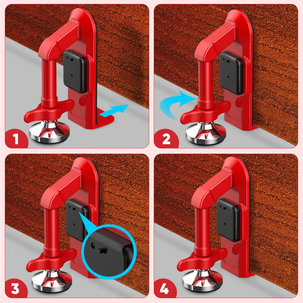 🔒 Portable Alarm Door Stopper – Travel Security & Instant 80dB Protection