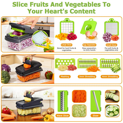 15-in-1 Multifunctional Vegetable Chopper