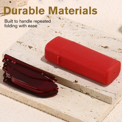 (🎁Last Day 50% OFF)👓Foldable Anti-Blue Light Reading Glasses with Case