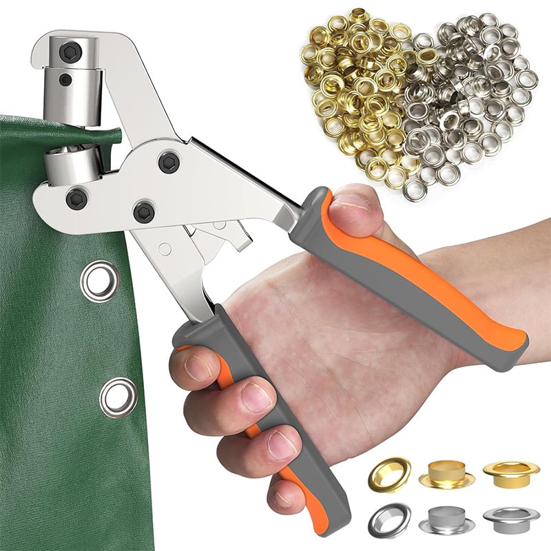 🔥 Heavy-Duty Professional Grommet Kit – Complete Eyelet Setting Tool Set