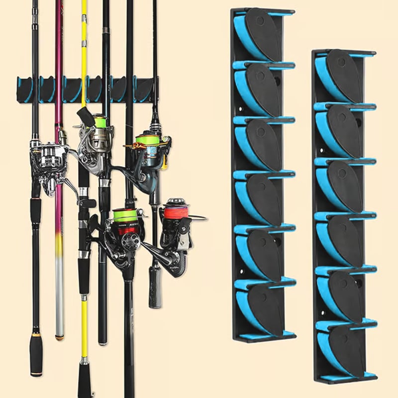 🔥Wall Mounted Fishing Rod Rack🎣