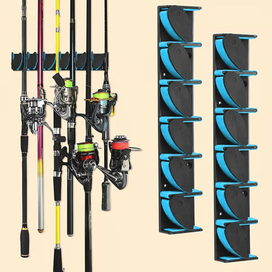 🔥Wall Mounted Fishing Rod Rack🎣