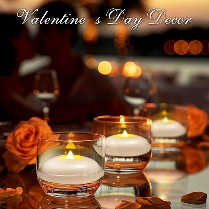 🕯️ Water-Activated Floating LED LED candle shape – Flameless Waterproof Ambiance for Any Occasion