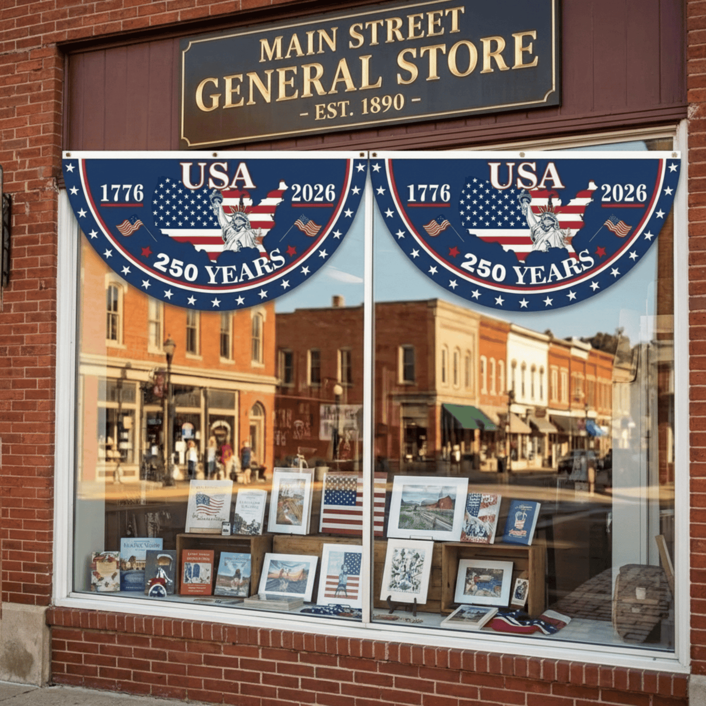 🗽🇺🇸 250th Anniversary USA Fan Flag – Limited Release