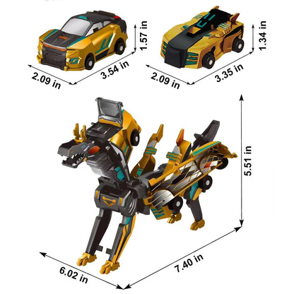 🎁Black Friday Special✨ Collision Transforming Dinosaur Car Toy