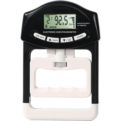 Hand Dynamometer Grip Strength Tester – 198 lbs/90 kg Digital Hand Strength Trainer