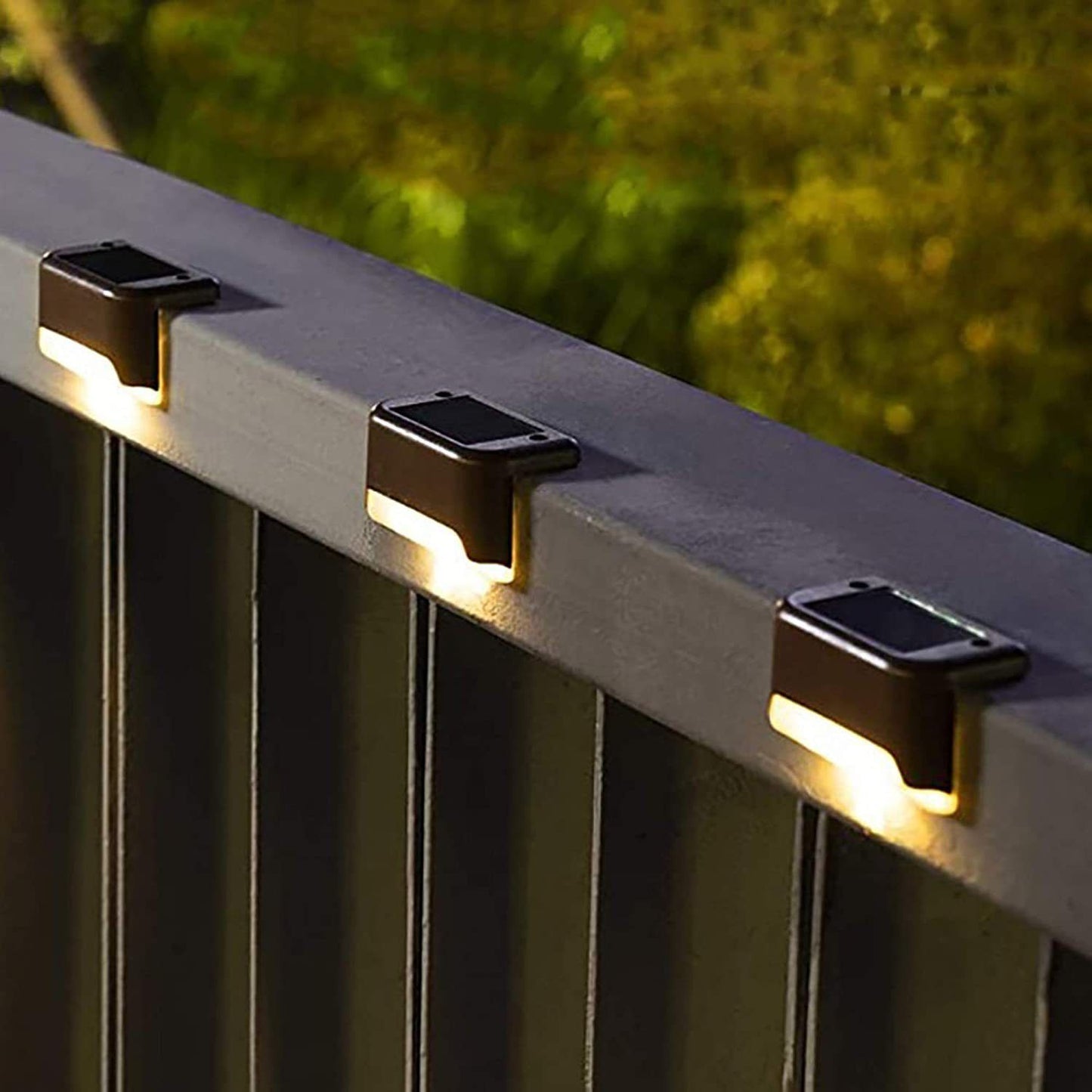 🔥☀️ Solar Step Lights – Waterproof Garden Glow in Warm, White & Color Modes