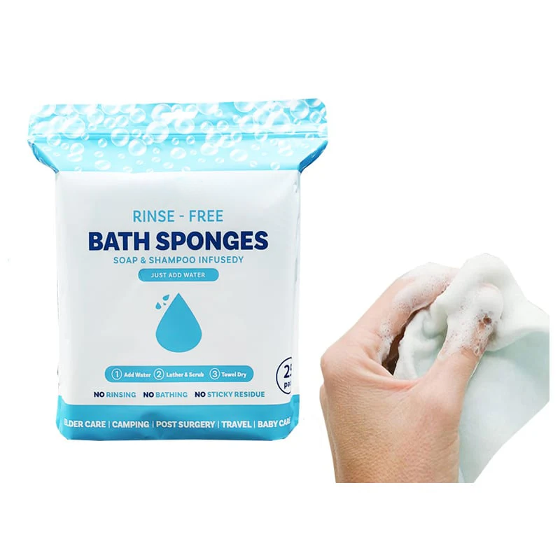 🧼 Disposable Rinse-Free Bathing Wipes