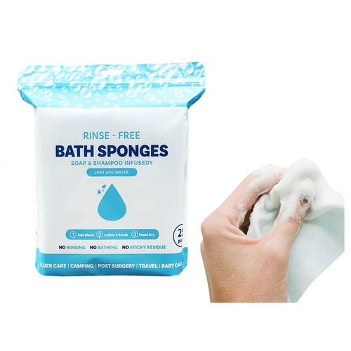 🧼 Disposable Rinse-Free Bathing Wipes