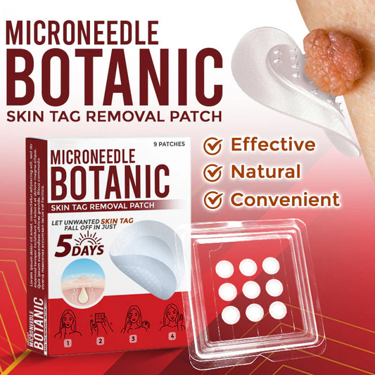 MicroNeedle Botanic Patch zur Entfernung von Hautanhängseln