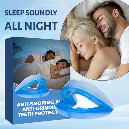 🌙 SILENT NIGHTS, STRONG TEETH! 🦷 Anti-Snoring Guard 🔵✨
