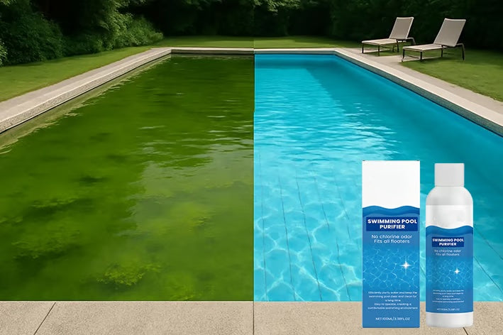 🏊 Pool Clarifier Liquid – Fast Dissolve, Crystal Clear & Odor-Free Water