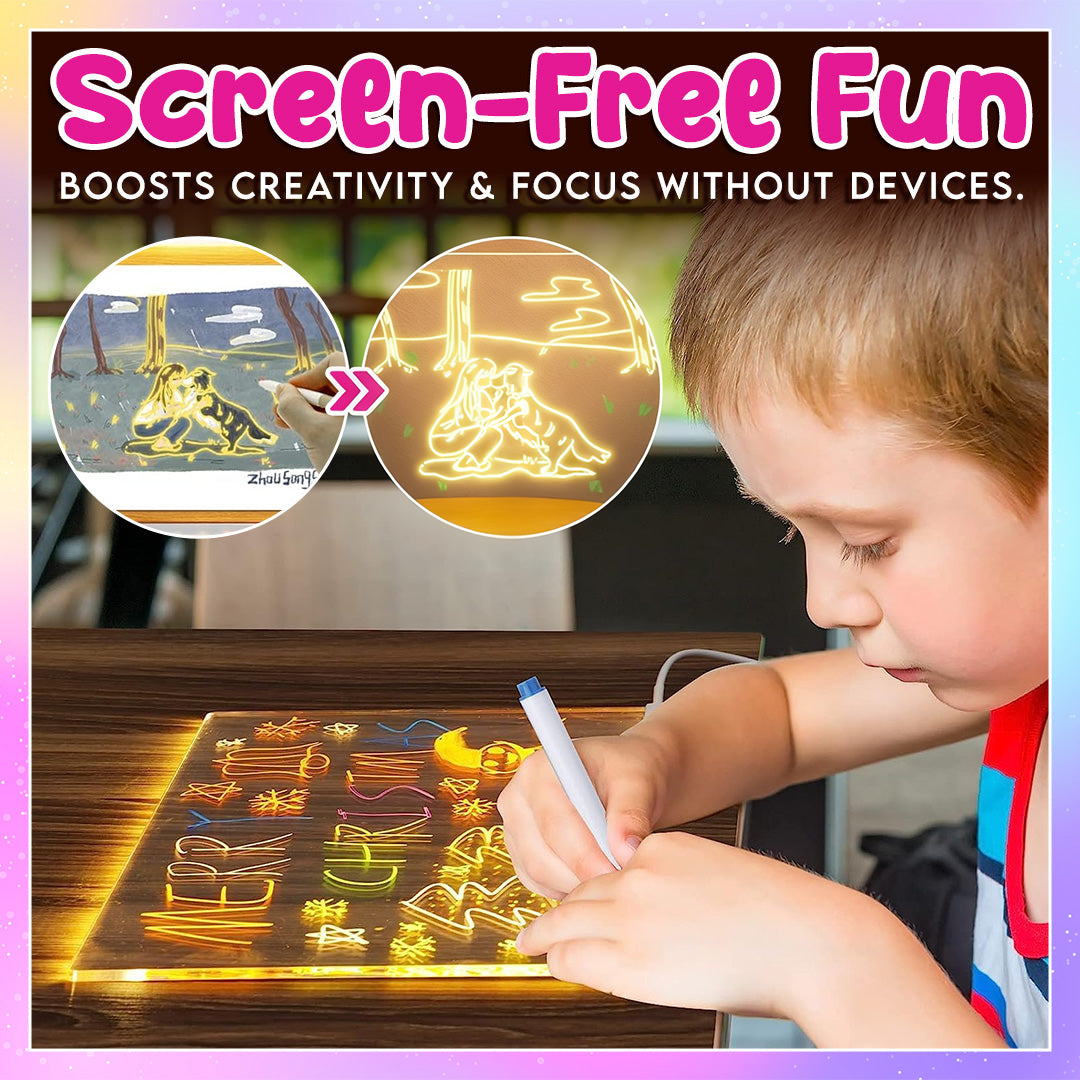 🎁Creative Rewritable Acrylic LED Message Board 🎨