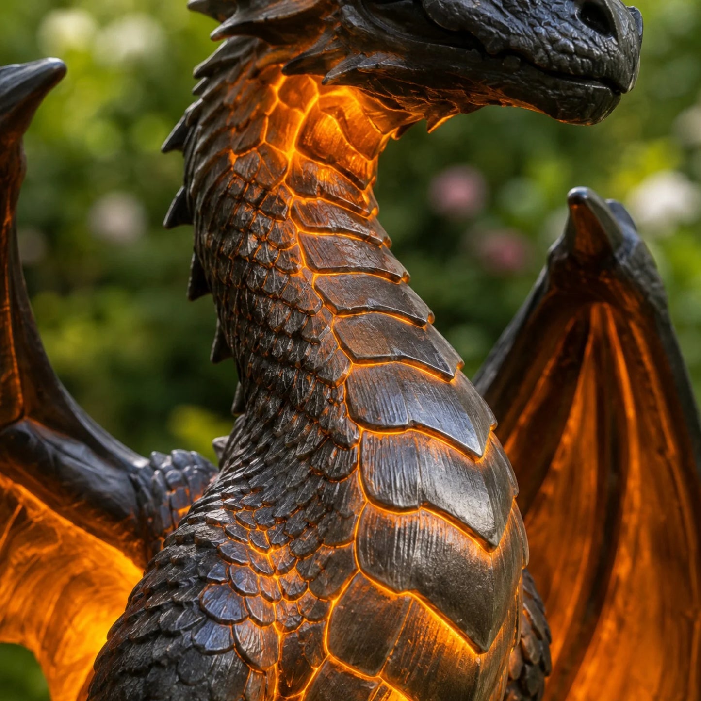 🎁 Dragon Lover's Gift 🐉 Solar LED Dragon Statue – Waterproof Garden & Patio Ornament