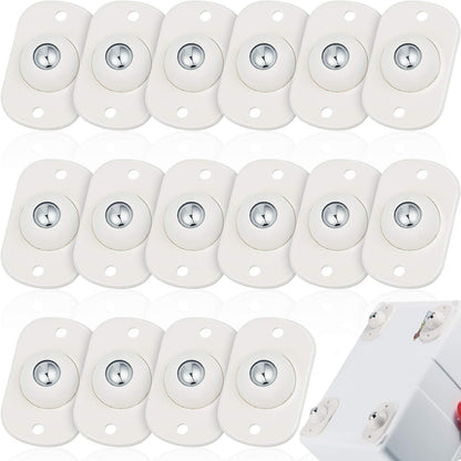 🔥🛞Stainless Steel Paste Universal Wheel– Drill-Free 360° Rolling Wheels