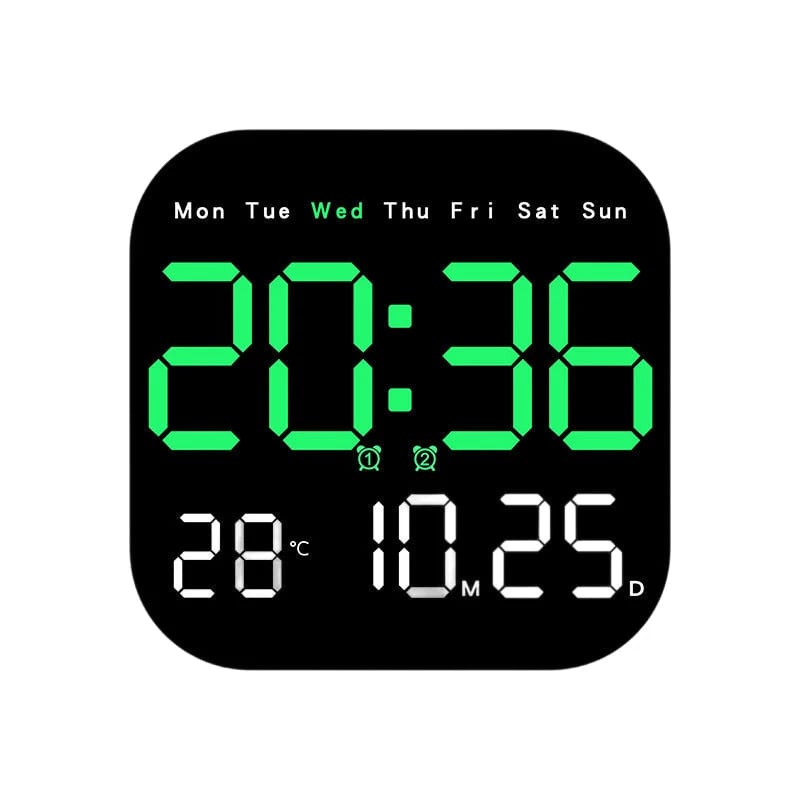 ✨Modern LED Digital Alarm Clock with Temperature Display