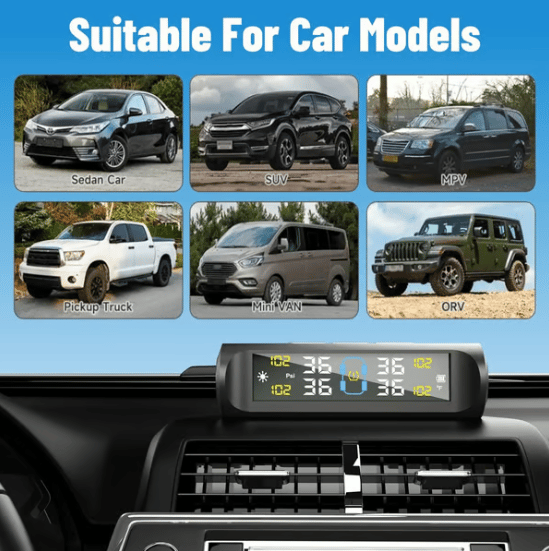 🚗 Solar Power Tire Pressure Monitoring System