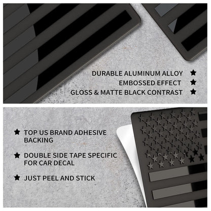 🔥3D American Flag Emblem Decal
